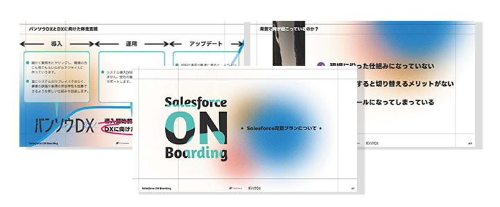 Salesforce定着プラン - 資料イメージ